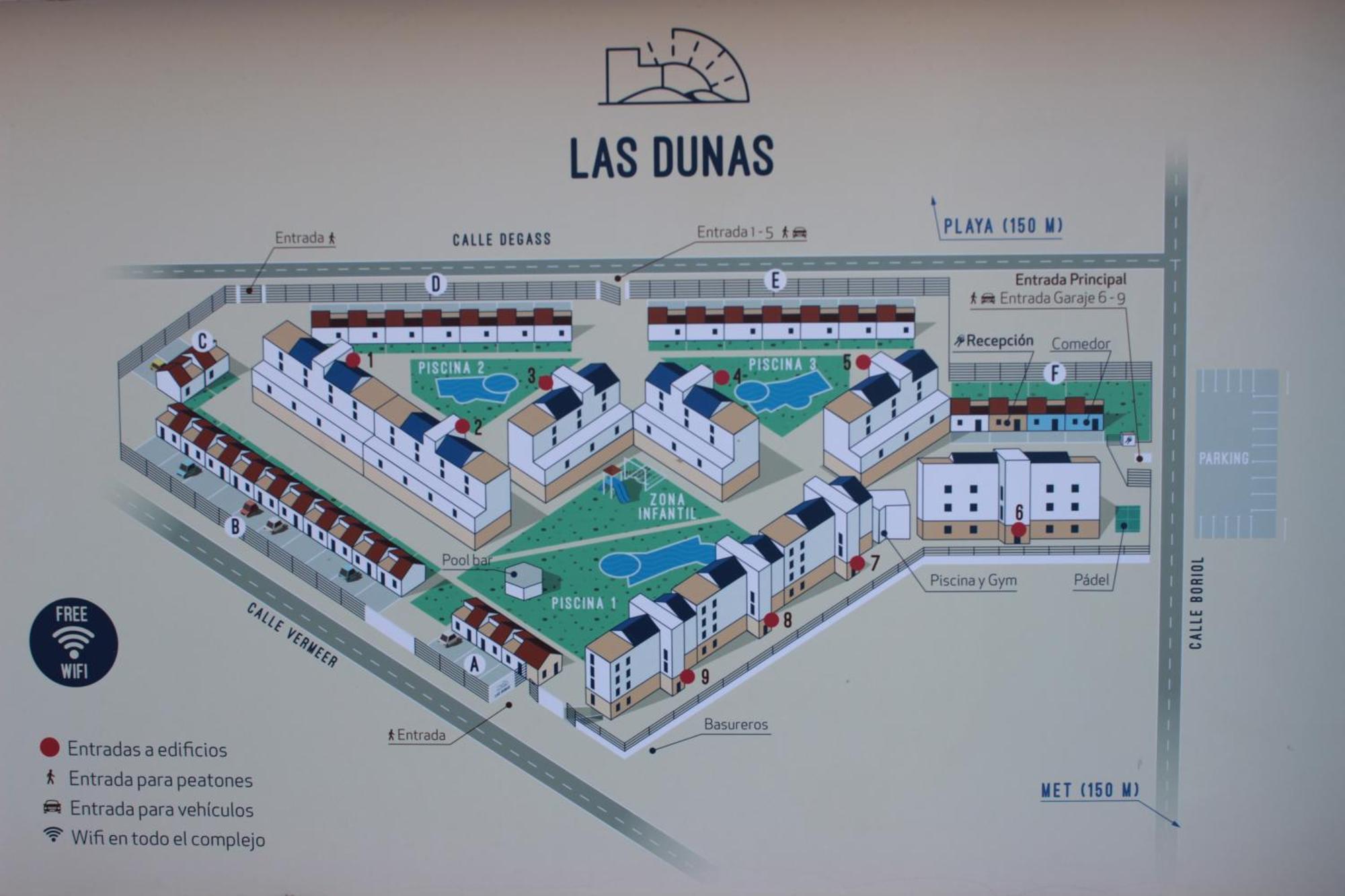M515 Apartamento Las Dunas Oliva Nova Экстерьер фото